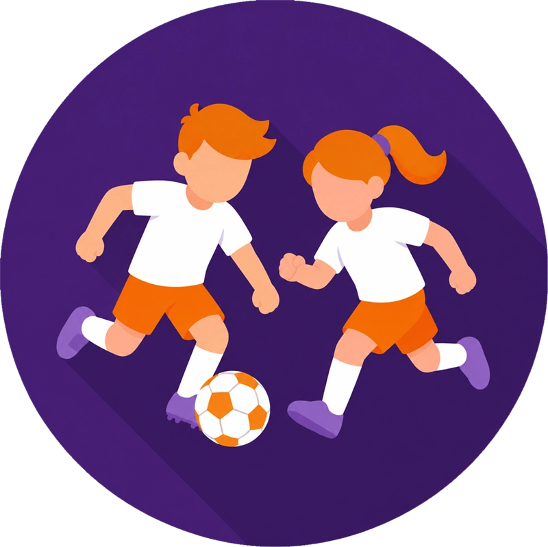 Kinderen 4-8 jaar activiteiten icoon